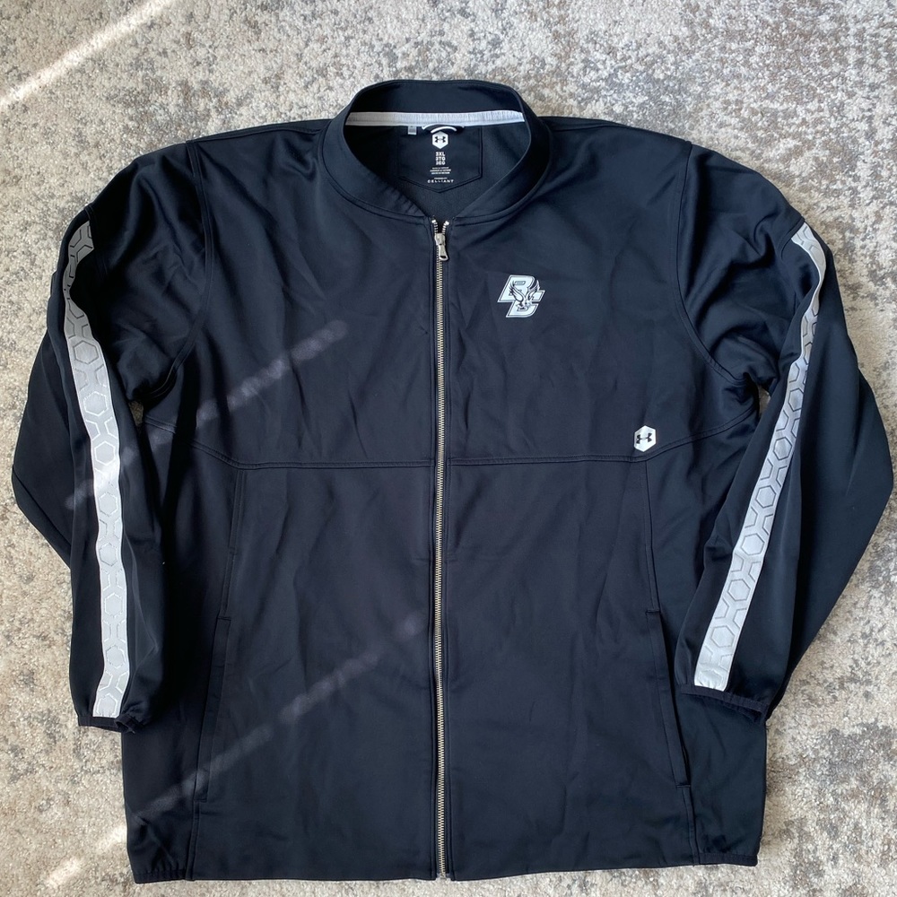 Under Armour light weight zip jacket Boston College